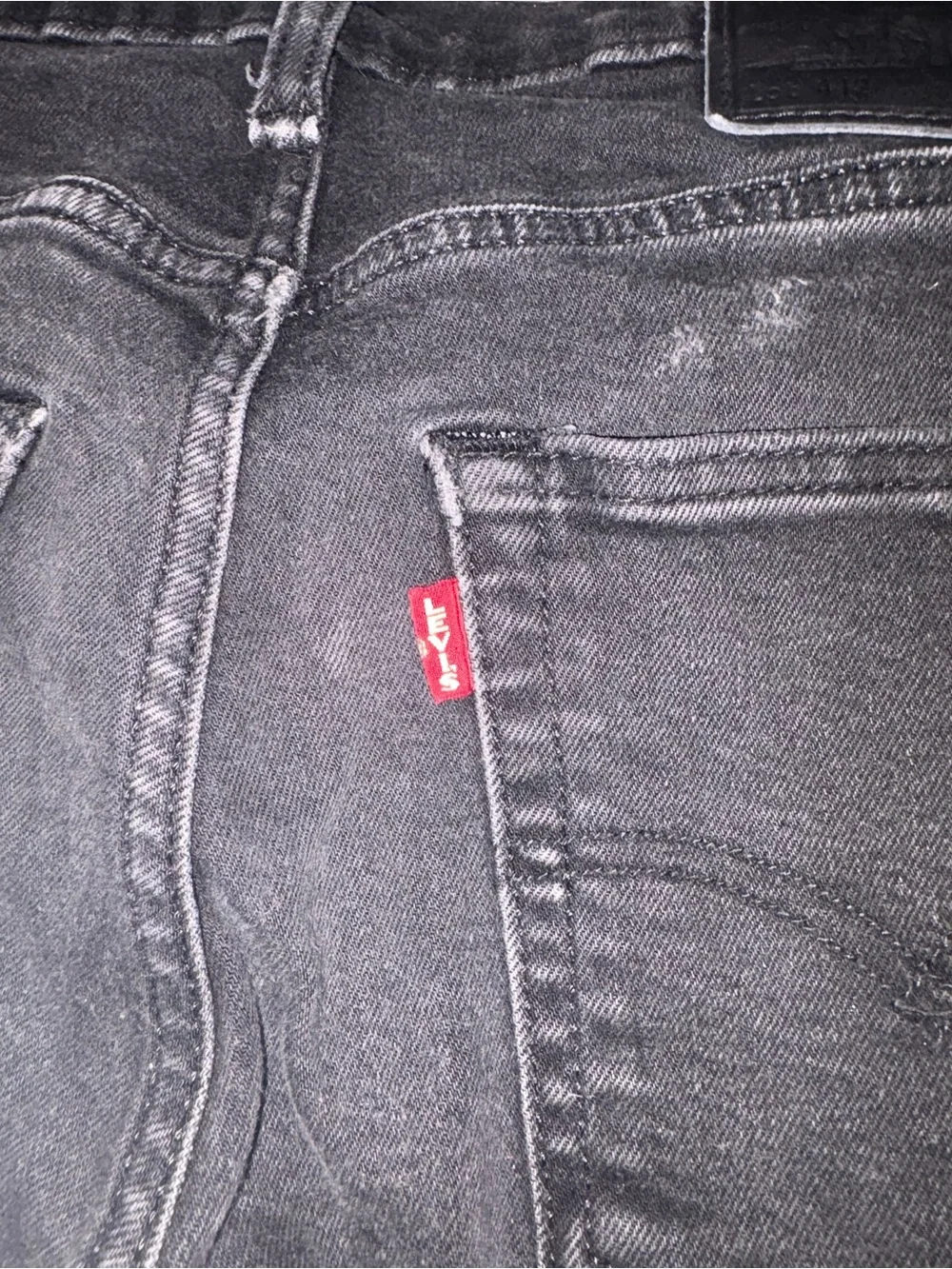 Levi's Black Denim Jean Shorts